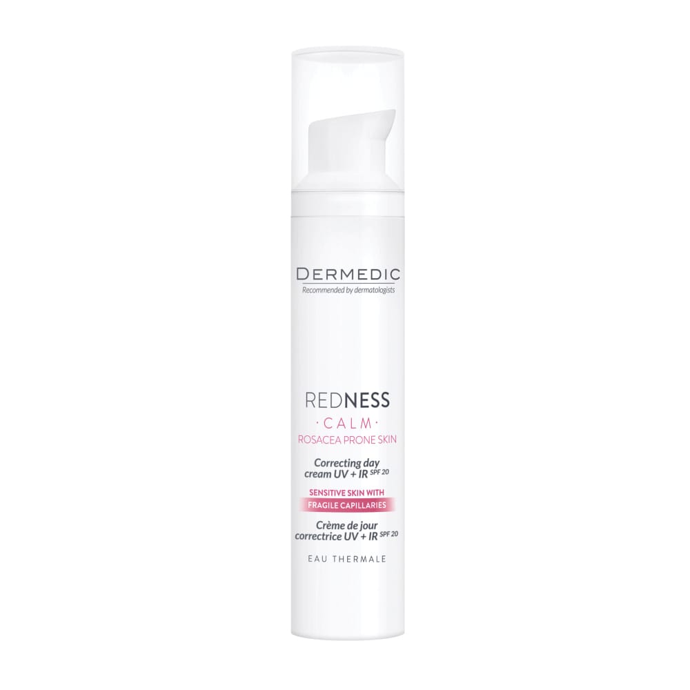Корректирующий дневной крем UV+IR SPF20 Dermedic Redness, 40 мл