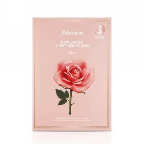 Укрепляющая тканевая маска для лица GLOW LUMINOUS FLOWER FIRMING MASK Rose, 30 мл