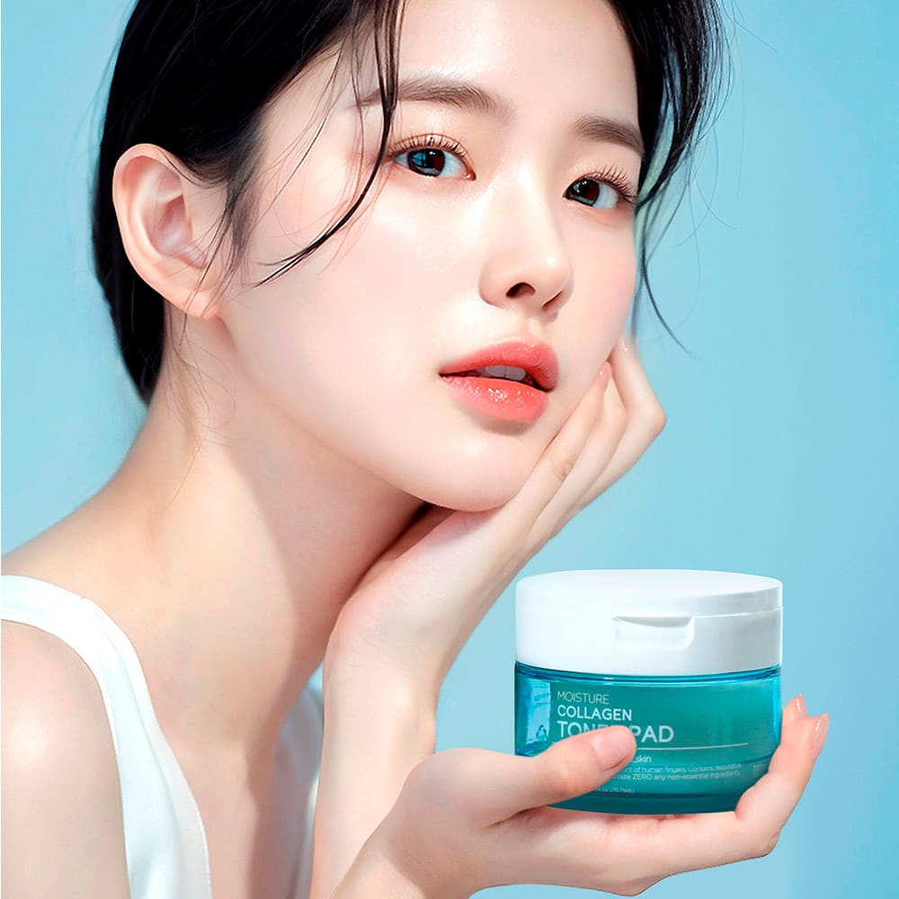 Тонер-пэды для увлажнения и упругости кожи лица Tenzero Moisture Collagen Toner Pad, 160 г, 70 шт - фото 6