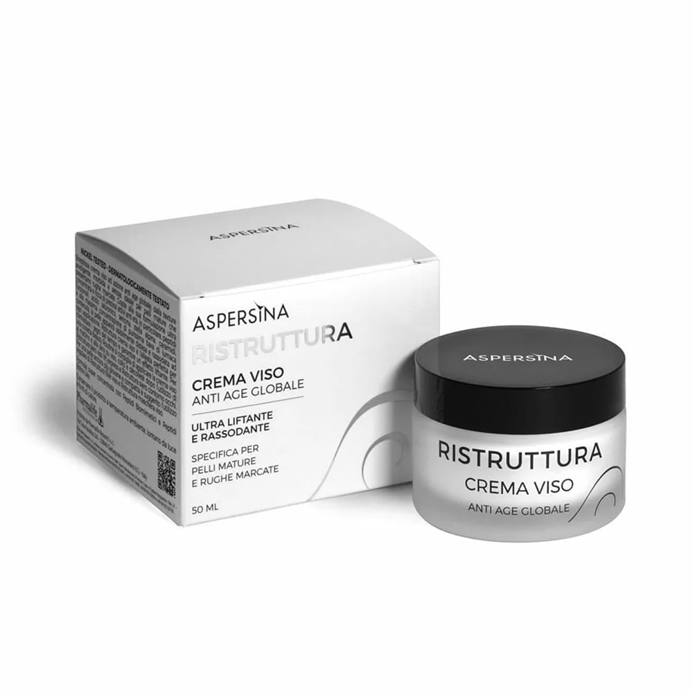 Pharmalife Reserch Aspersina Ristruttura Crema Viso Крем Анти-эйдж глобал ультралифтинг и укрепление с муцином улитки,гиалуроновой кислотой и пептидами