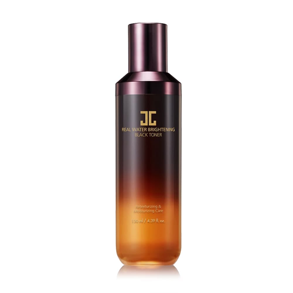 Реструктурирующий и увлажняющий тонер для лица Real Water Brightening Black Toner, 130 мл