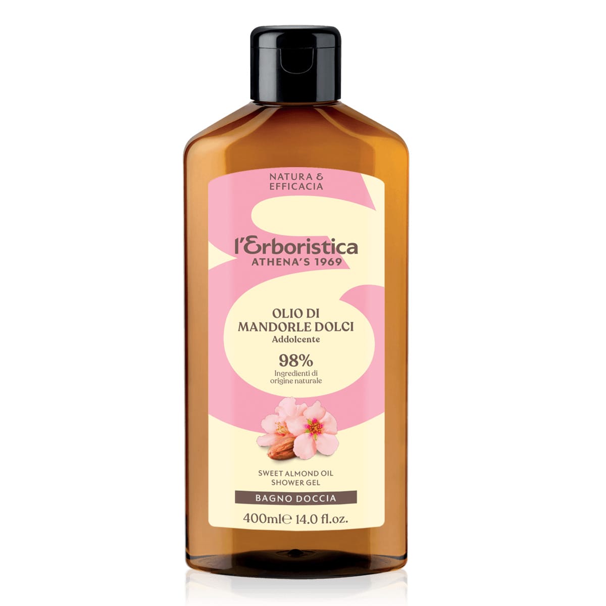 Гель для душа с маслом сладкого миндаля L'Erboristica Shower Gel, 400 мл