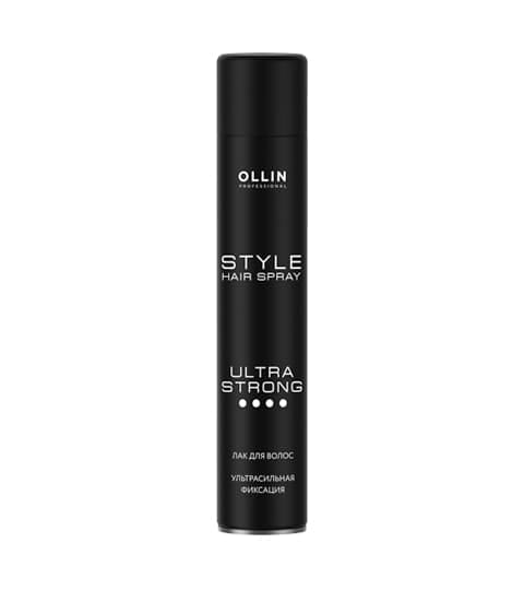 Ollin Style Лак для волос ультрасильной фиксации, 500 мл