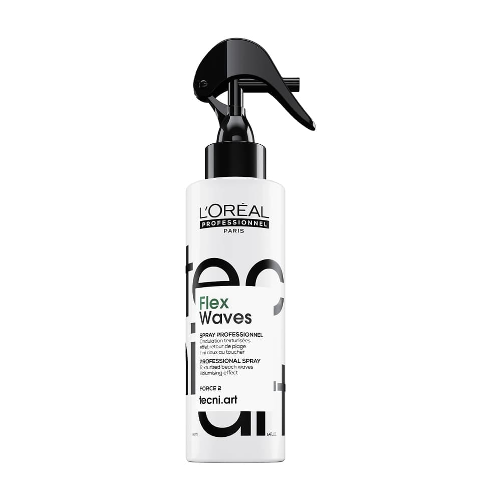 L`Oreal Professionnel Tecni.art Flex Waves Профессиональный текстурирующий солевой спрей для волос для эффекта пляжных волн Flex Waves серии Tecni.art марки L`Oreal Professionnel, 150 мл