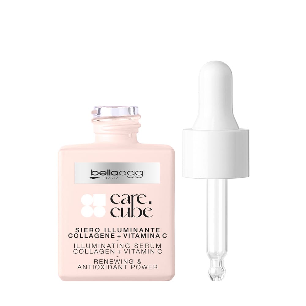 Сыворотка для лица с коллагеном и витамином С, придающая коже сияние Care Cube/Illuminating Serum Collagen + Vitamin C 30мл - фото 2