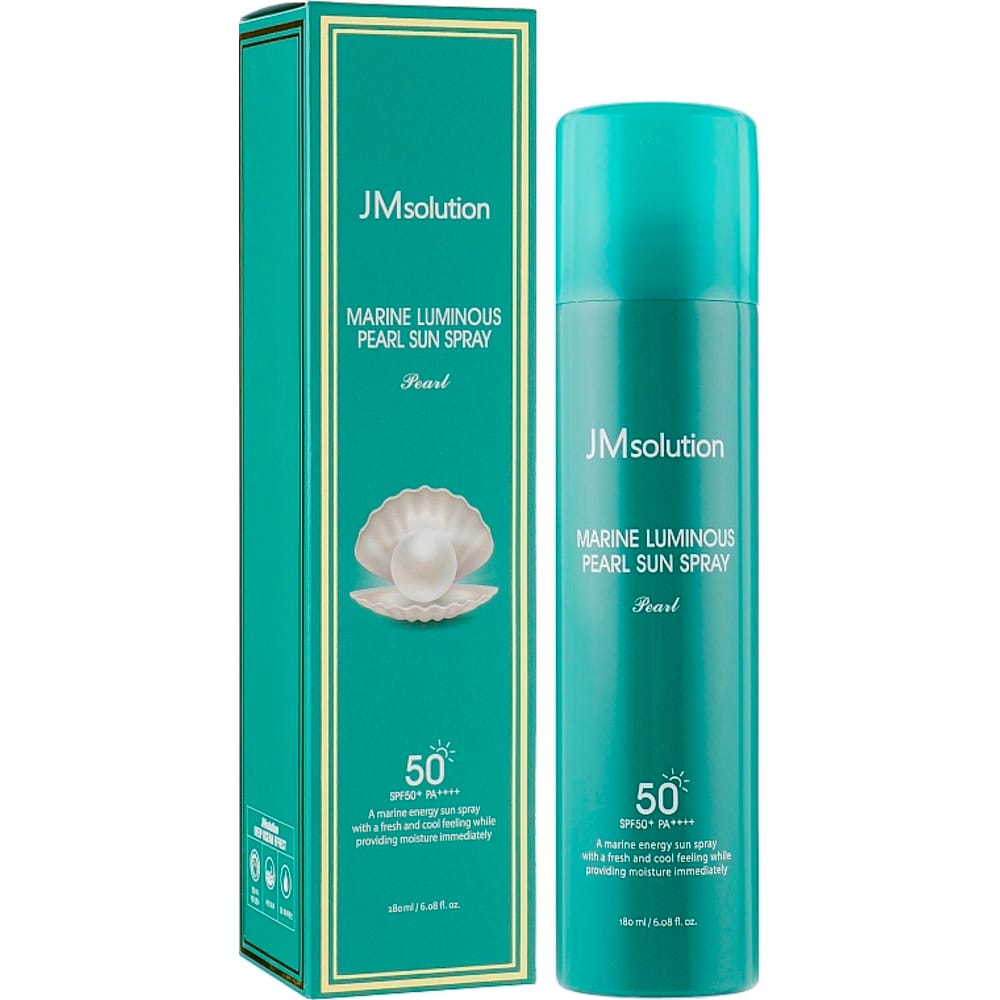 Увлажняющий солнцезащитный лосьон-спрей для лица и тела SPF50+ PA++++ Marine Luminous Pearl Sun Spray Pearl, 180 мл - фото 2