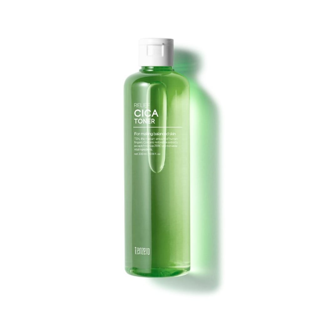 Успокаивающий, увлажняющий тонер для лица Tenzero Relief Cica Toner, 300 мл