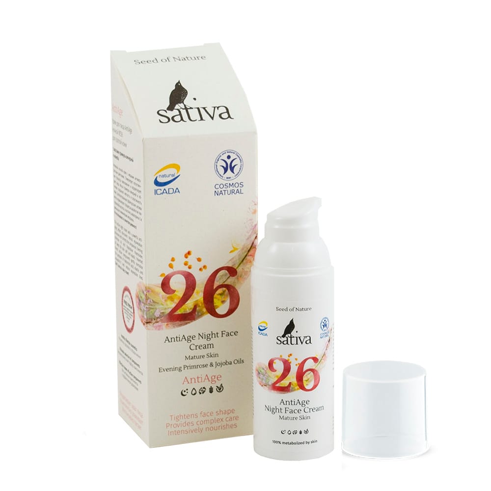 Крем для лица ночной для зрелой кожи Anti Age Night Face Cream №26, 50 мл