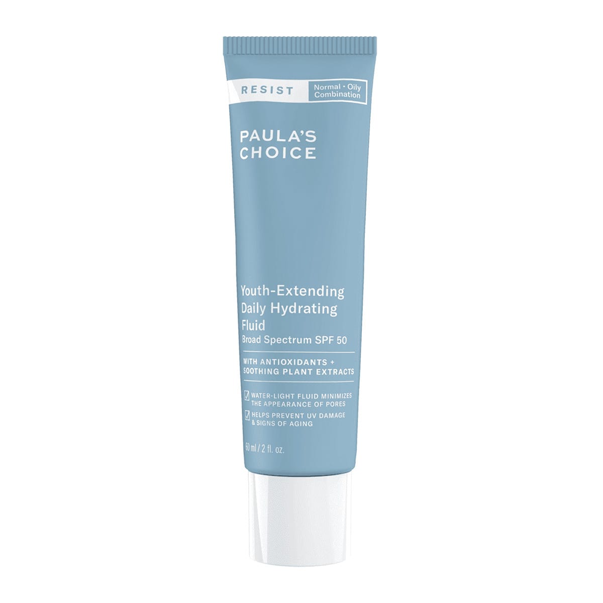 Paula's Choice Resist Youth-Extending Daily Mattifying Fluid SPF 50/Крем с SPF 50 для зрелой кожи нормальной, жирной, комбинированной, 60 мл.