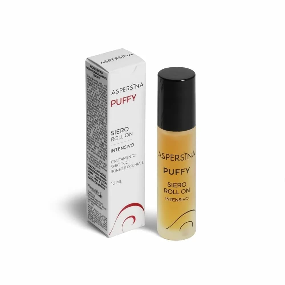 Pharmalife Research Aspersina Puffy Siero Roll On Сыворотка против мешков и темных кругов под глазами с муцином улитки,кофеином с роликовым аппликатором
