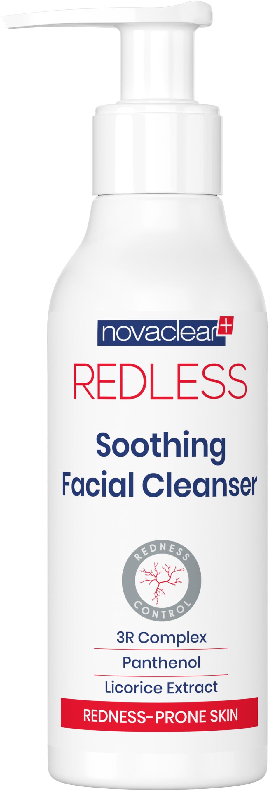 Успокаивающее средство для очищения кожи лица Novaclear Redless, 150 мл