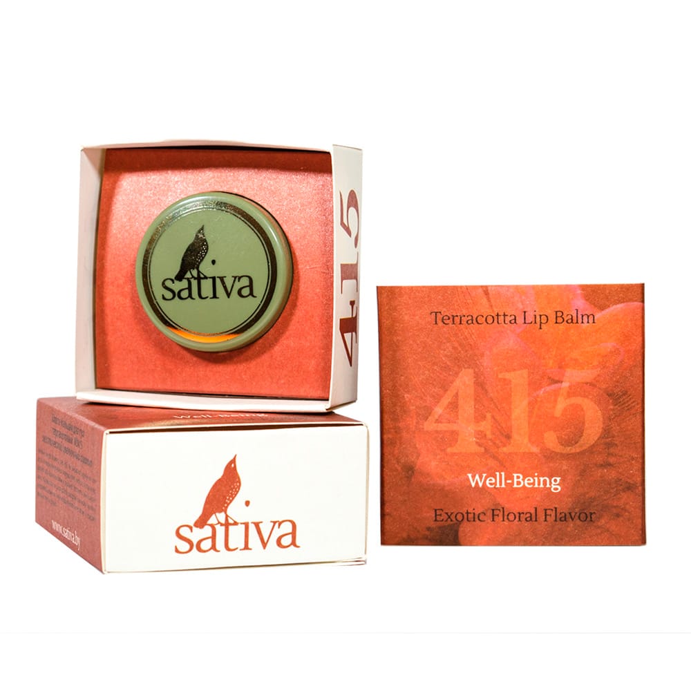 Блеск-бальзам для губ терракотовый Terracotta Lip Balm №415, 8 гр
