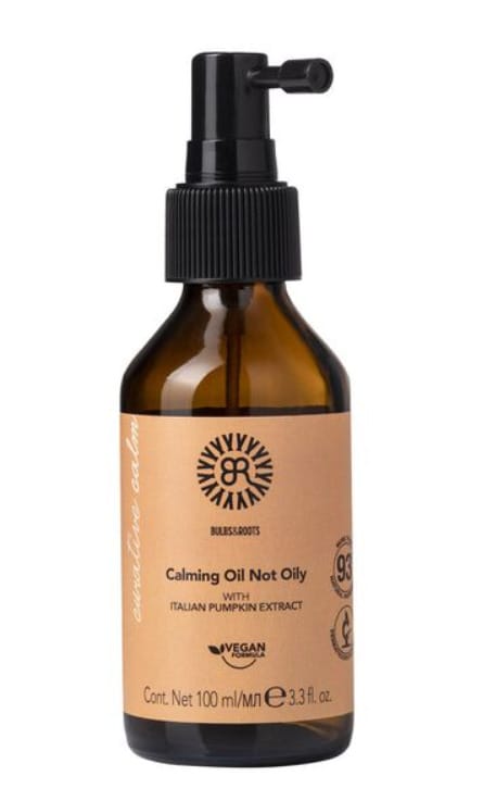 Масло для кожи головы успокаивающее не жирное с экстрактом тыквы Bulbs&Roots, веган, 100 мл