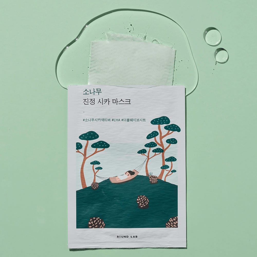 Успокаивающая тканевая маска для лица Pine Calming Cica Mask, 27 мл - фото 3