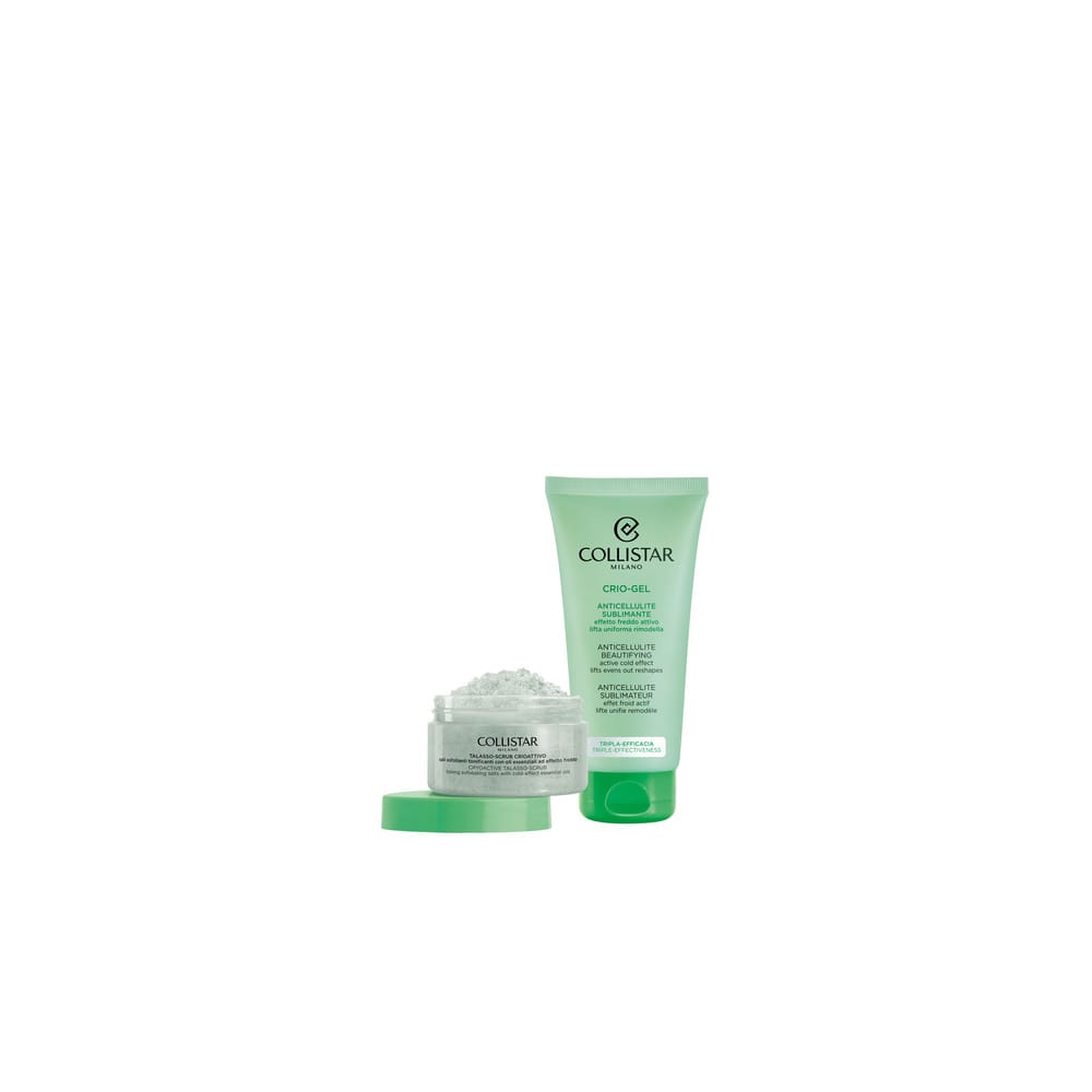 Набор косметический (Гель для тела антицеллюлитный Anticellulite Cryo-Gel Immediate Lifting Cold Effect, 175 мл+Талассо-скраб для тела тонизирующий Cryoactive Talasso-Scrub , 150 г) - фото 2