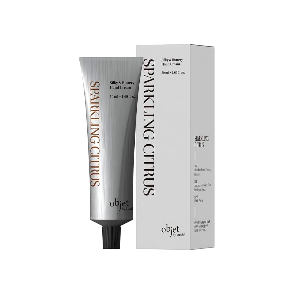 Питательный, смягчающий крем для рук Objet By Kundal Silky & Buttuery Hand Cream Sparkling Citrus, 50 мл