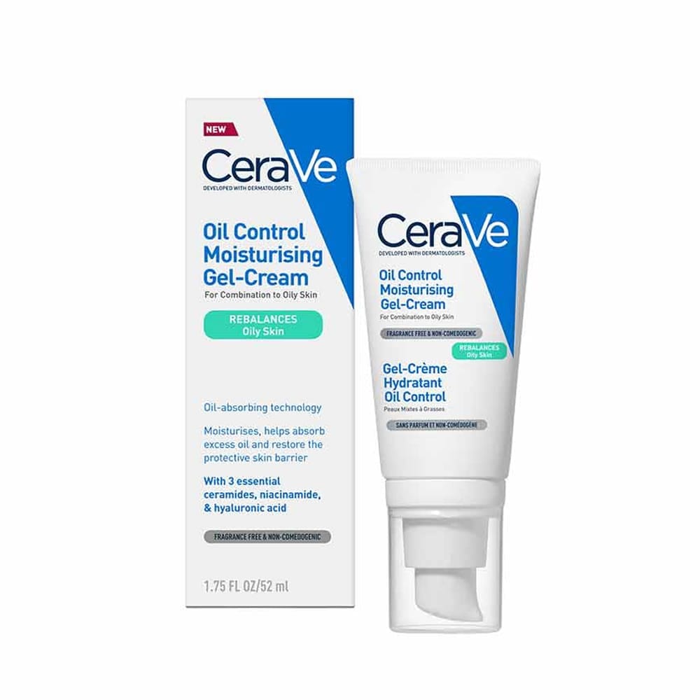 Гель-крем увлажняющий для жирной и комбинированной кожи лица Cerave, 52 мл - фото 2