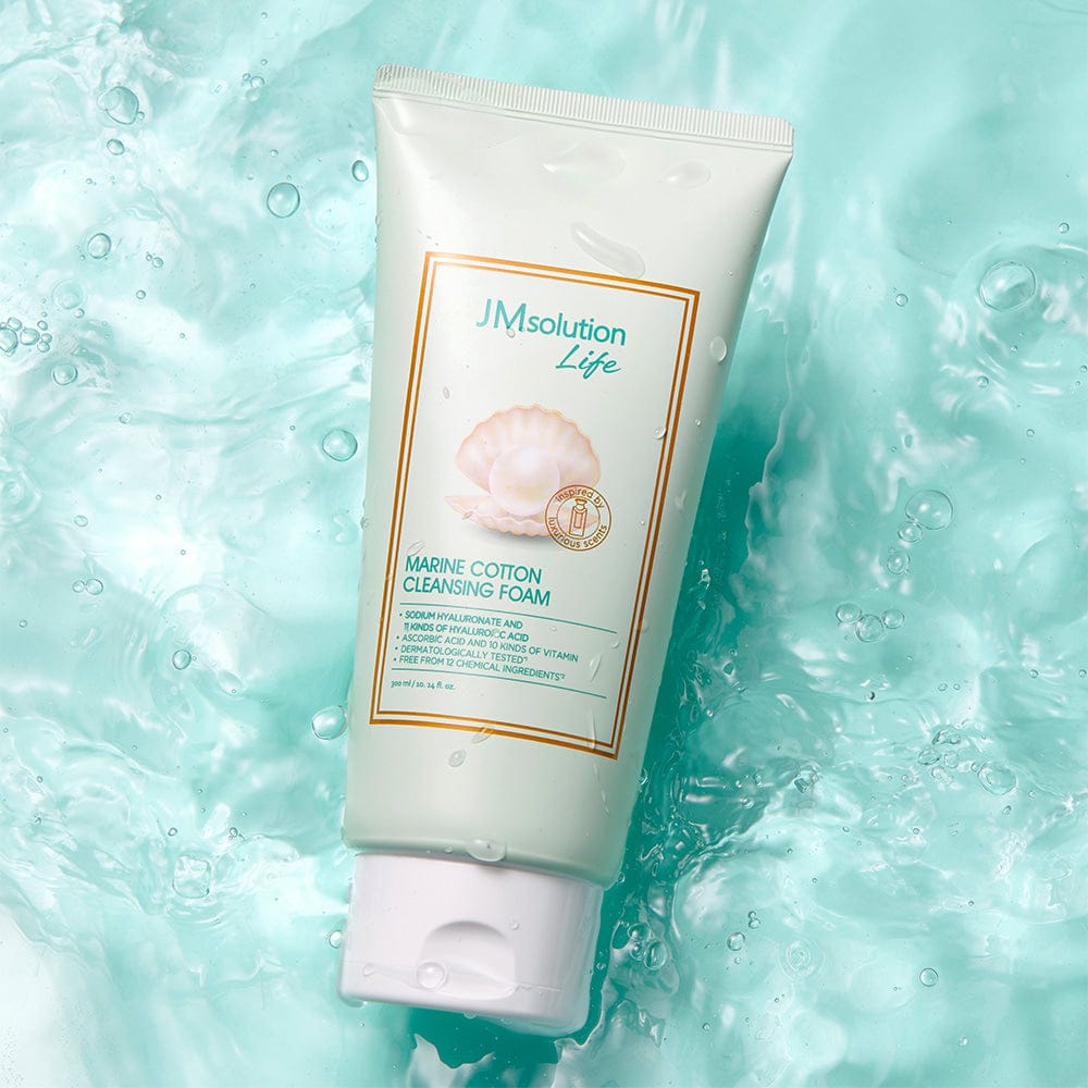 Очищающая пенка для лица JMsolution Life Cotton Cleansing Foam, 300 мл - фото 4