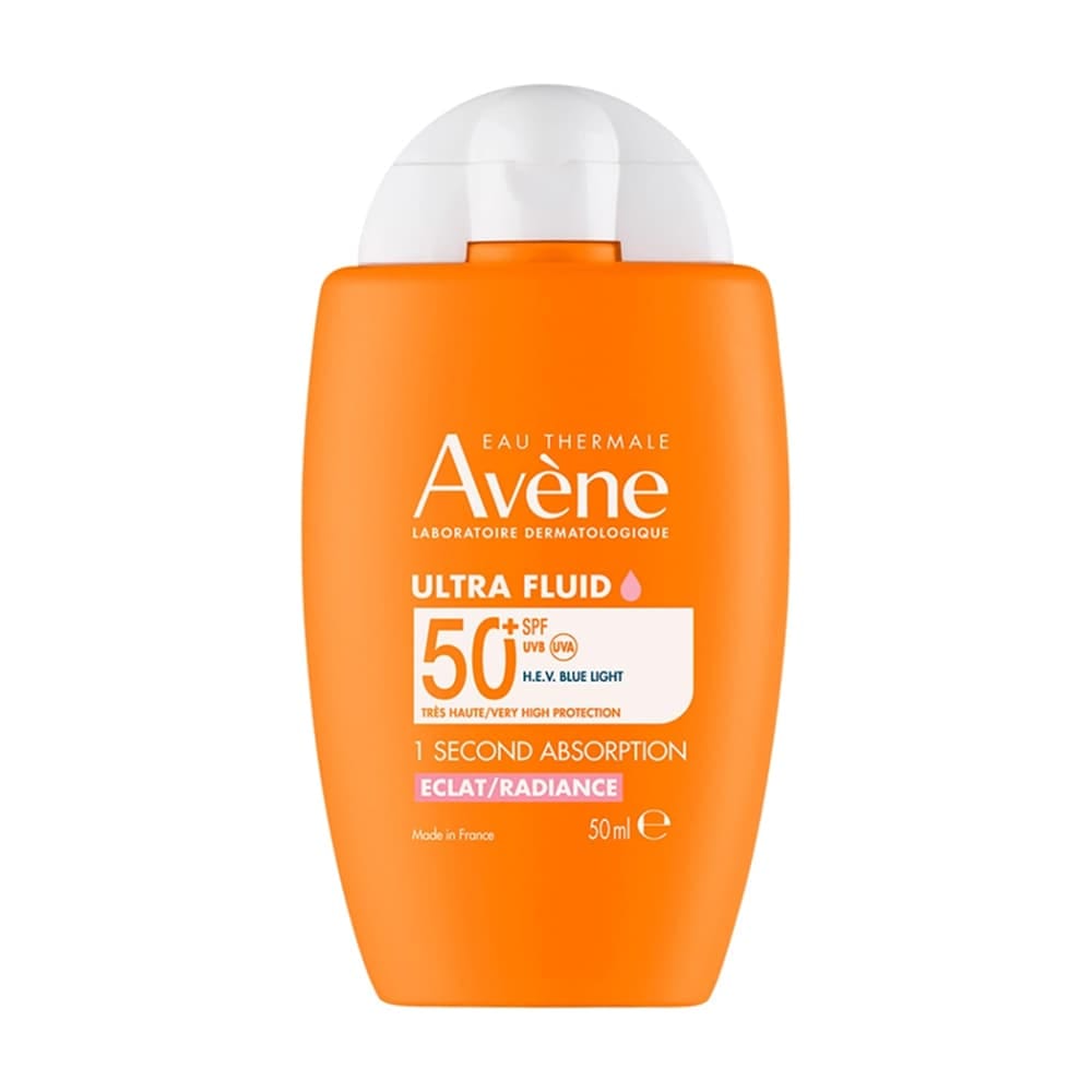 Avene Ультралегкий солнцезащитный флюид Придающий сияние SPF50+, 50 мл