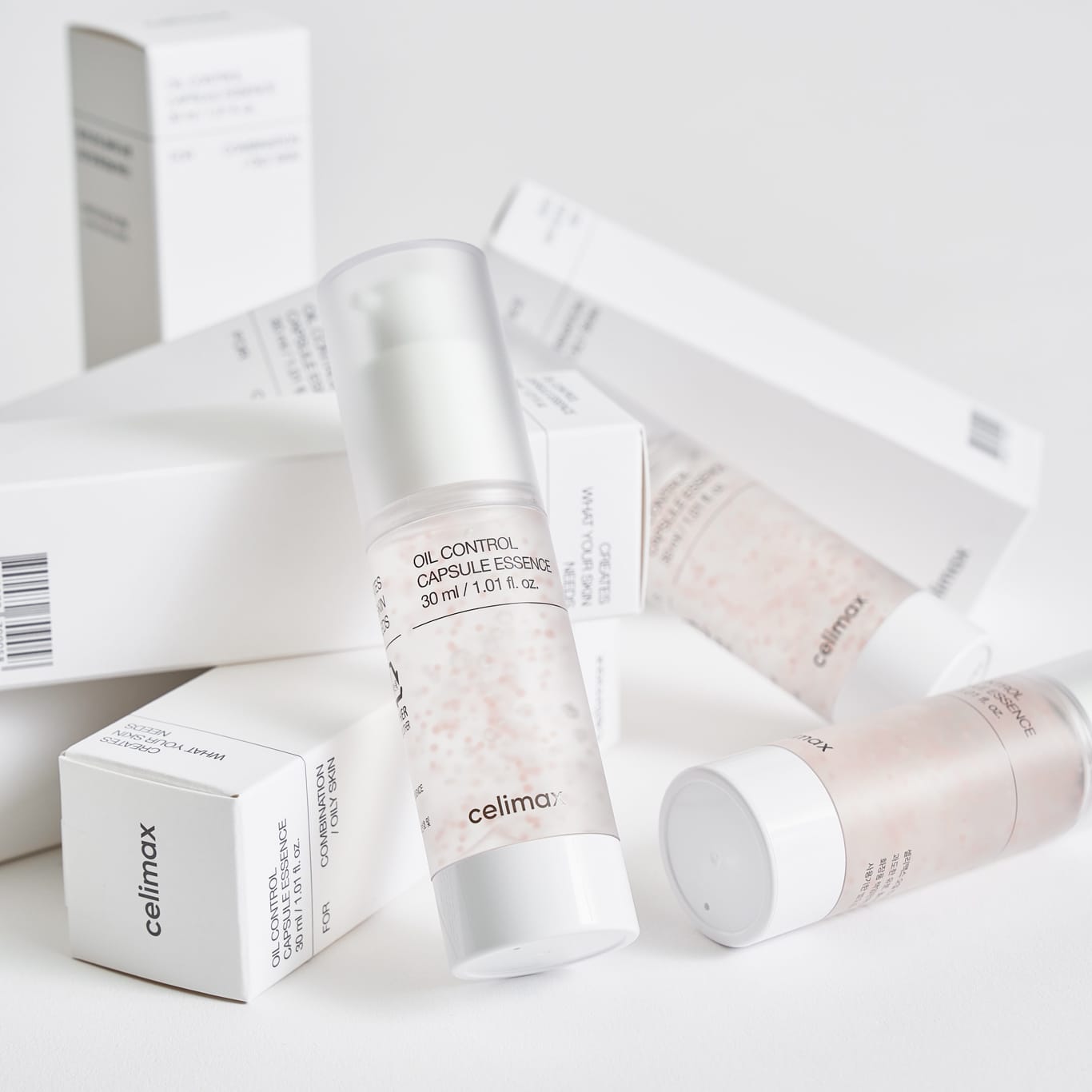 Нормализующая сыворотка с микрокапсулами Celimax Oil Control Capsule Essence, 30 мл - фото 7