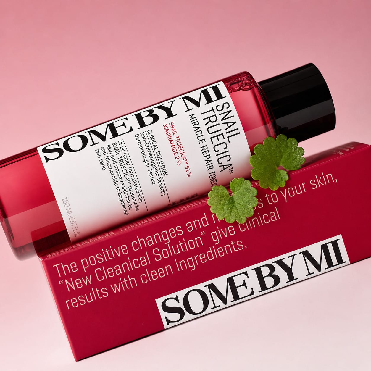 Успокаивающий, восстанавливающий кожный барьер, придающий сияние тонер для лица Snail TrueCica Miracle Repair Toner, 150 мл - фото 4