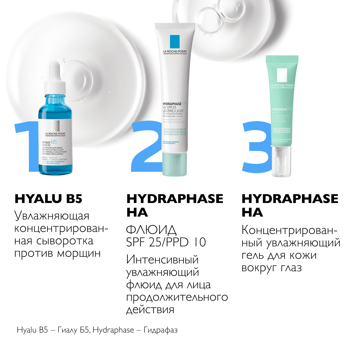 Флюид для лица интенсивно увлажняющий La Roche-Posay Hydraphase HA, 40 мл - фото 3
