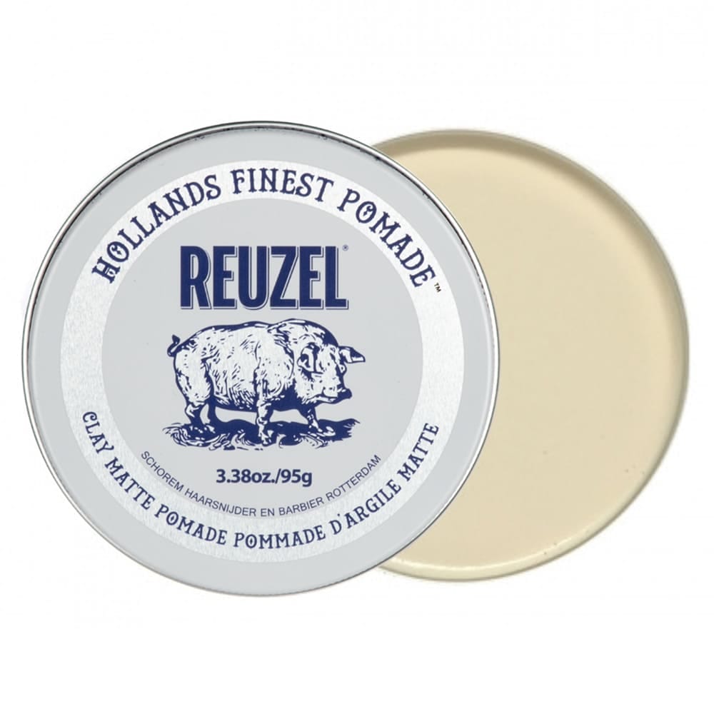Матовая глина-помада для укладки волос Reuzel Clay Matte Pomade, 95 гр.