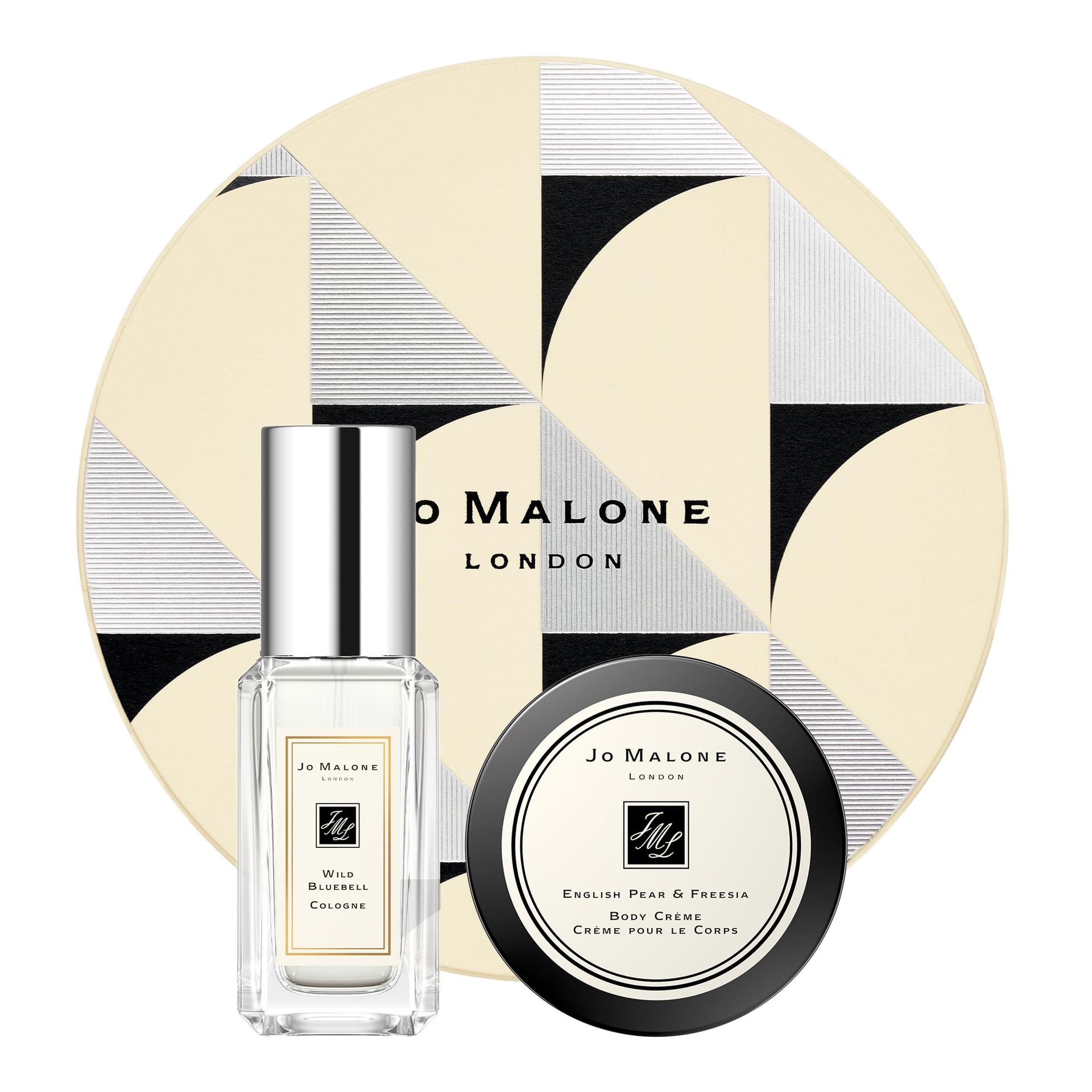 Набор парфюмерно-косметический (Одеколон Jo Malone  Wild Bluebell Cologne, 9 мл, Крем для тела Jo Malone English Pear & Freesia Body Crème, 15 мл)