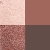 Тени для век Glam Look (4-х цветные), тон 07, 4 г