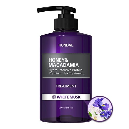 Кондиционер для волос KUNDAL HONEY & MACADAMIA HAIR TREATMENT WHITE MUSK, 500 мл
