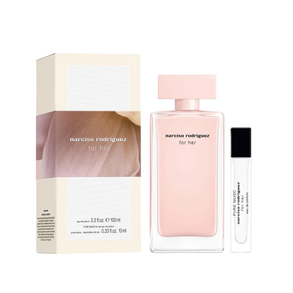 Парфюмерный набор (Парфюмерная вода For Her 100 мл + Парфюмерная вода Pure Musc For Her 10 мл)