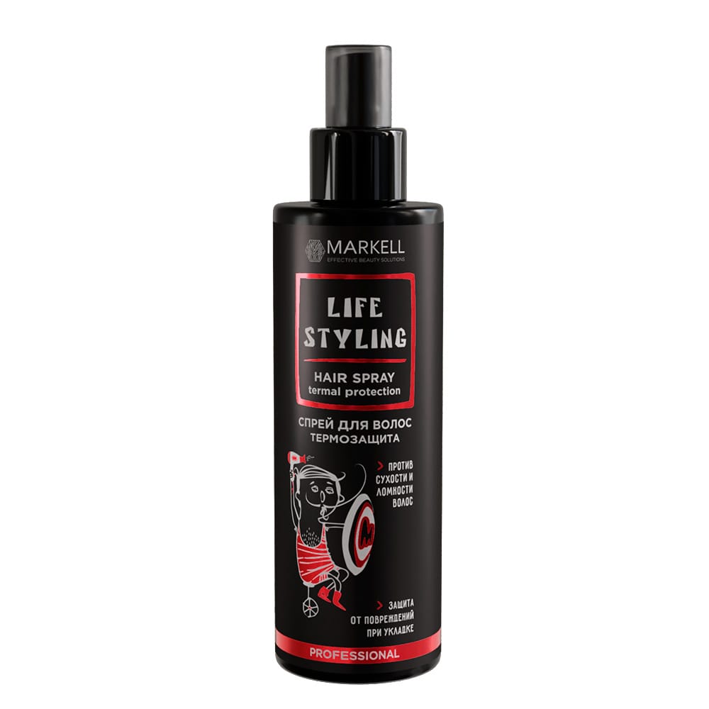 Спрей для волос Термозащита Markell Professional, 195 мл