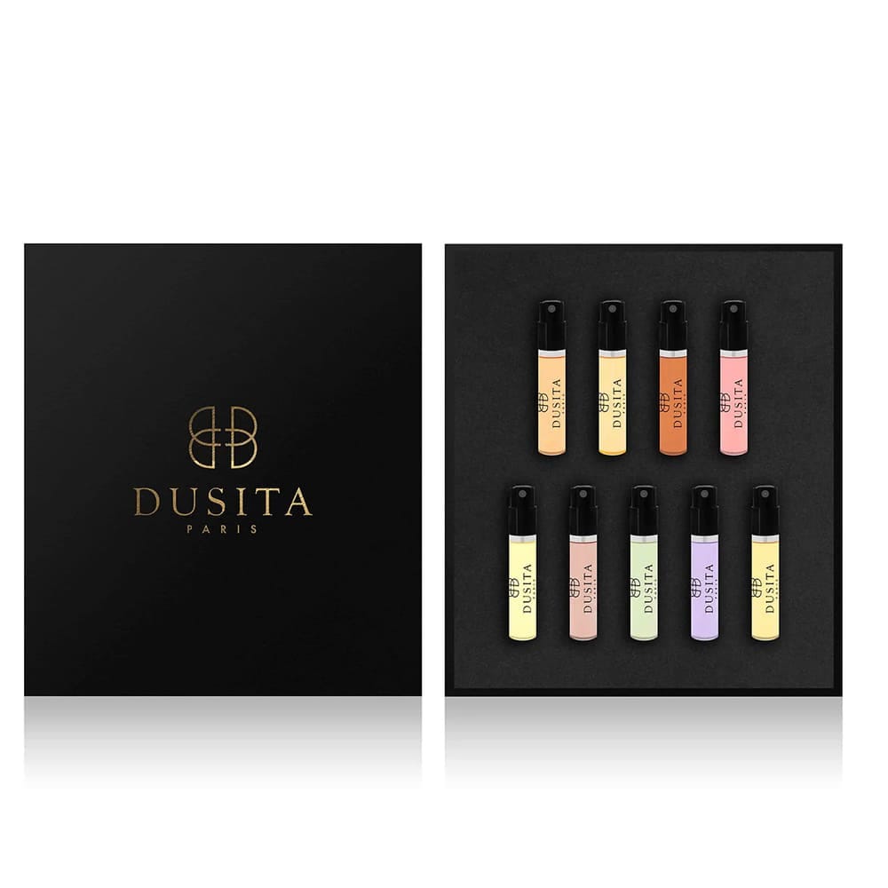 Парфюмерный набор Dusita 9х2мл (Парф.вода Le Pavillon d'Or+Erawan+La Douceur de Siam +Moonlight in Chiangmai+Anamcara+Fleur de Lalita+Splendiris+Духи Issara+Духи Melodie de L'amour)