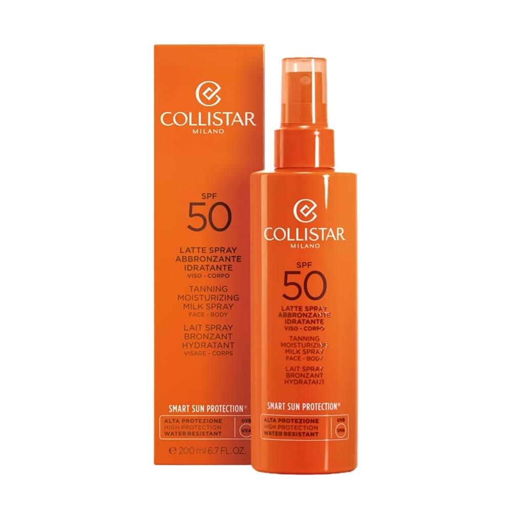 CLS-Увлажняющее солнцезащитное молочко для лица и тела Tanning Moisturizing Milk Spray Face-Body SPF 50, 200мл - фото 2