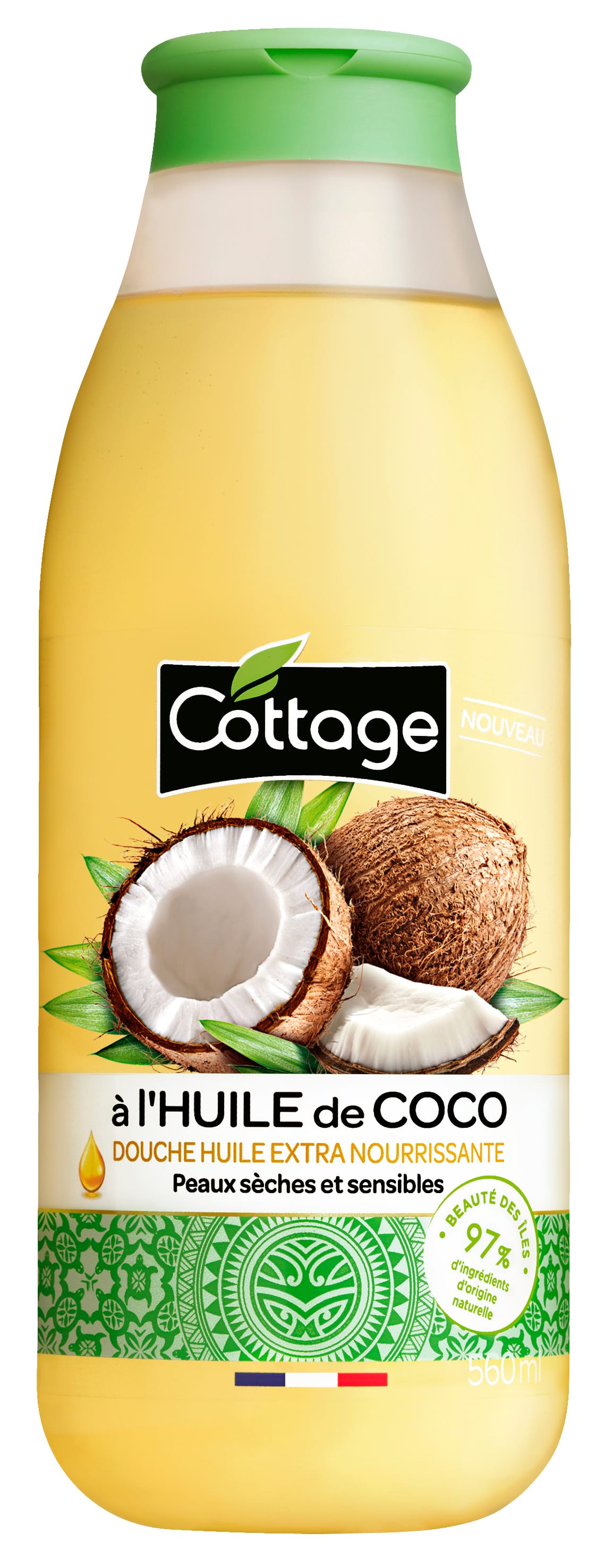 Питательное масло для душа для сухой и чуствительной кожи With Coconut Oil/Oil Shower 560 мл