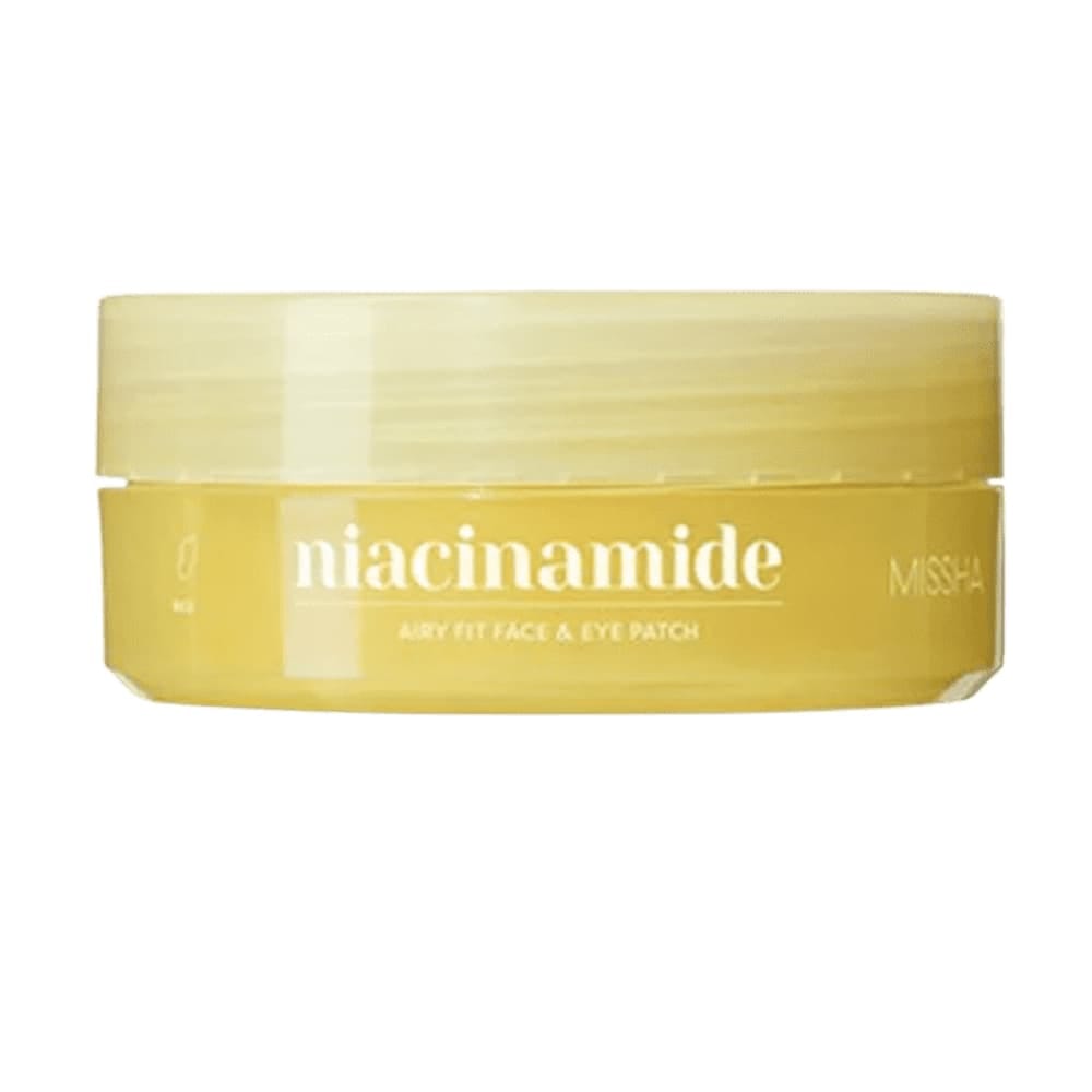 Missha Гидрогелевые патчи с ниацинамидом для глаз Airy Fit Niacinamide Brightening Face&Eye Patch, 60 шт