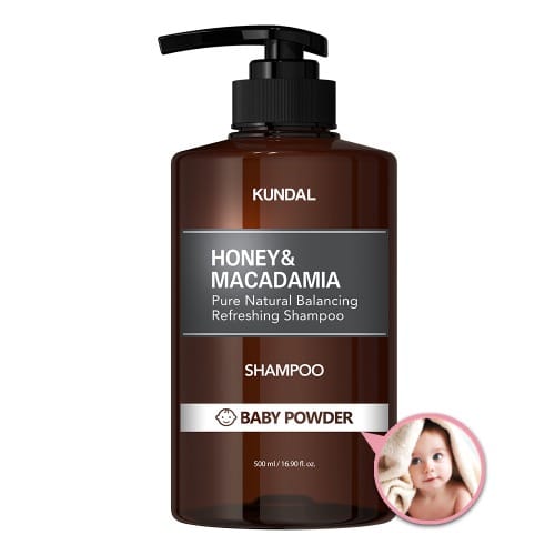 Шампунь KUNDAL HONEY & MACADAMIA NATURE SHAMPOO BABY POWDER, 500 мл