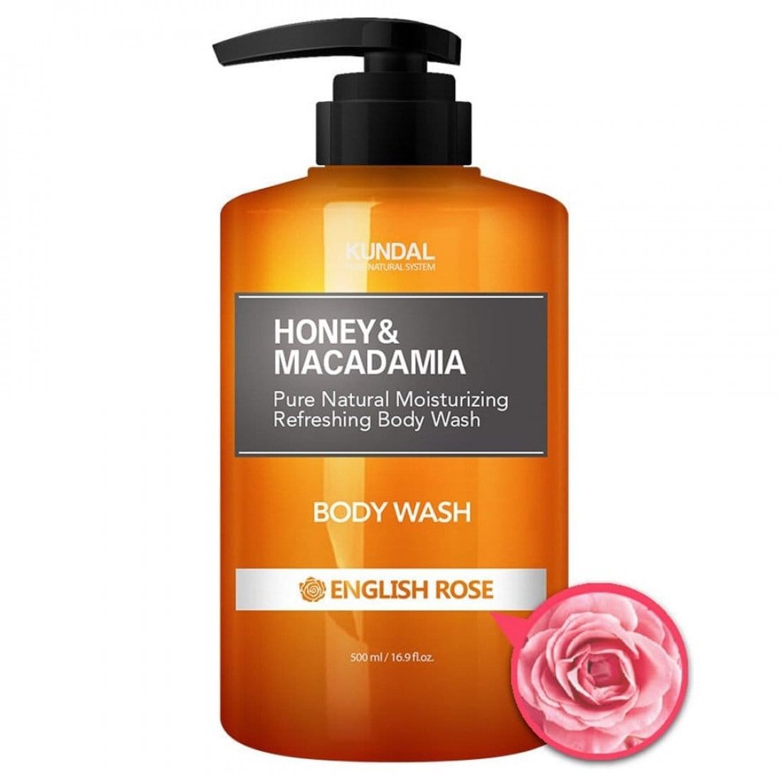Гель для душа Honey & Macadamia Body Wash English Rose, 500 мл