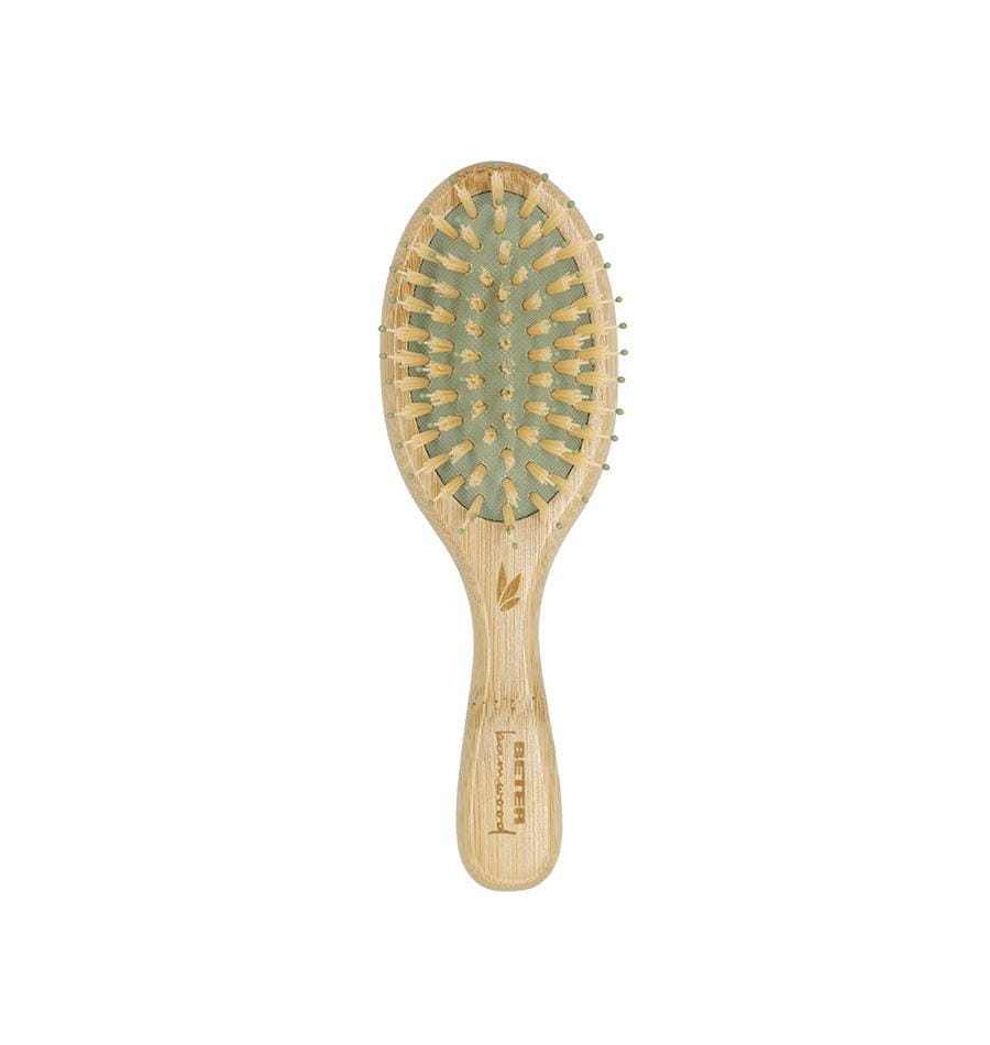 Расческа для волос Bamboo Cushion Brush (нейлоновая щетина) - фото 2