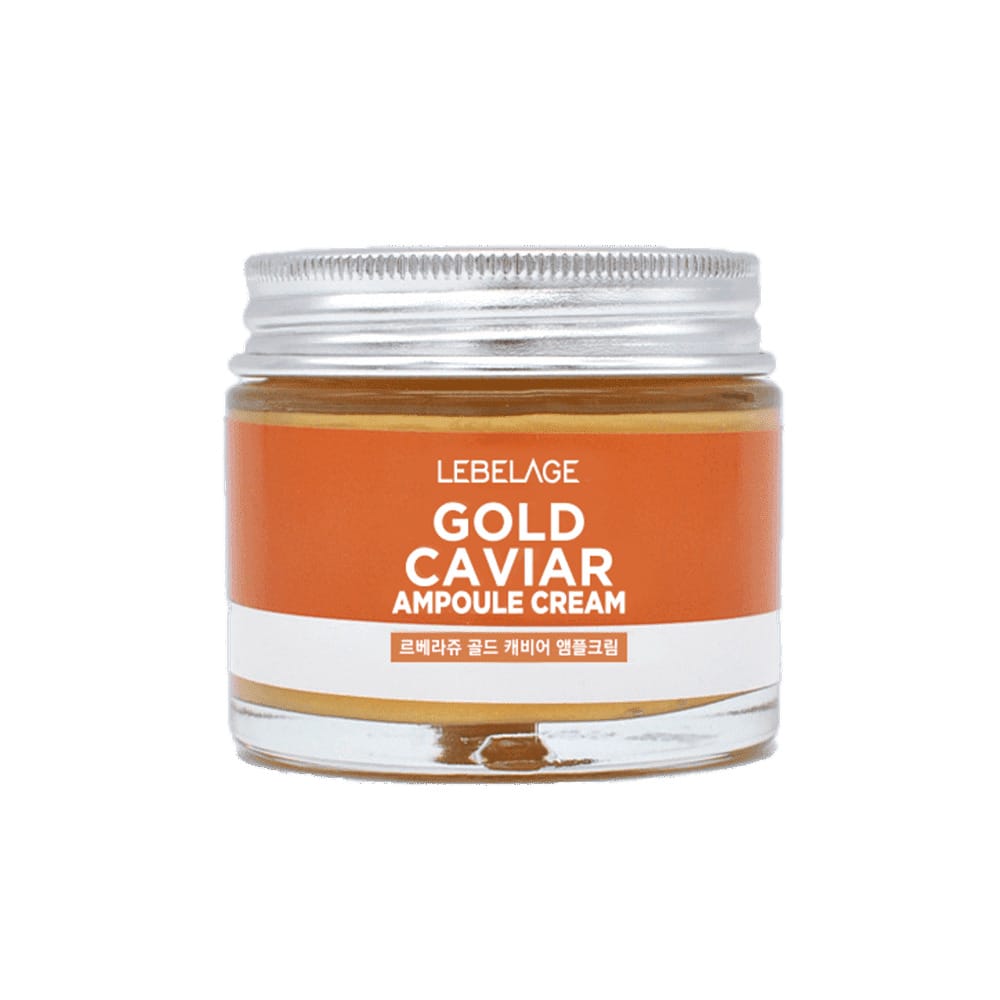 Омолаживающий крем для лица с экстрактом икры LEBELAGE GOLD CAVIAR AMPOULE CREAM