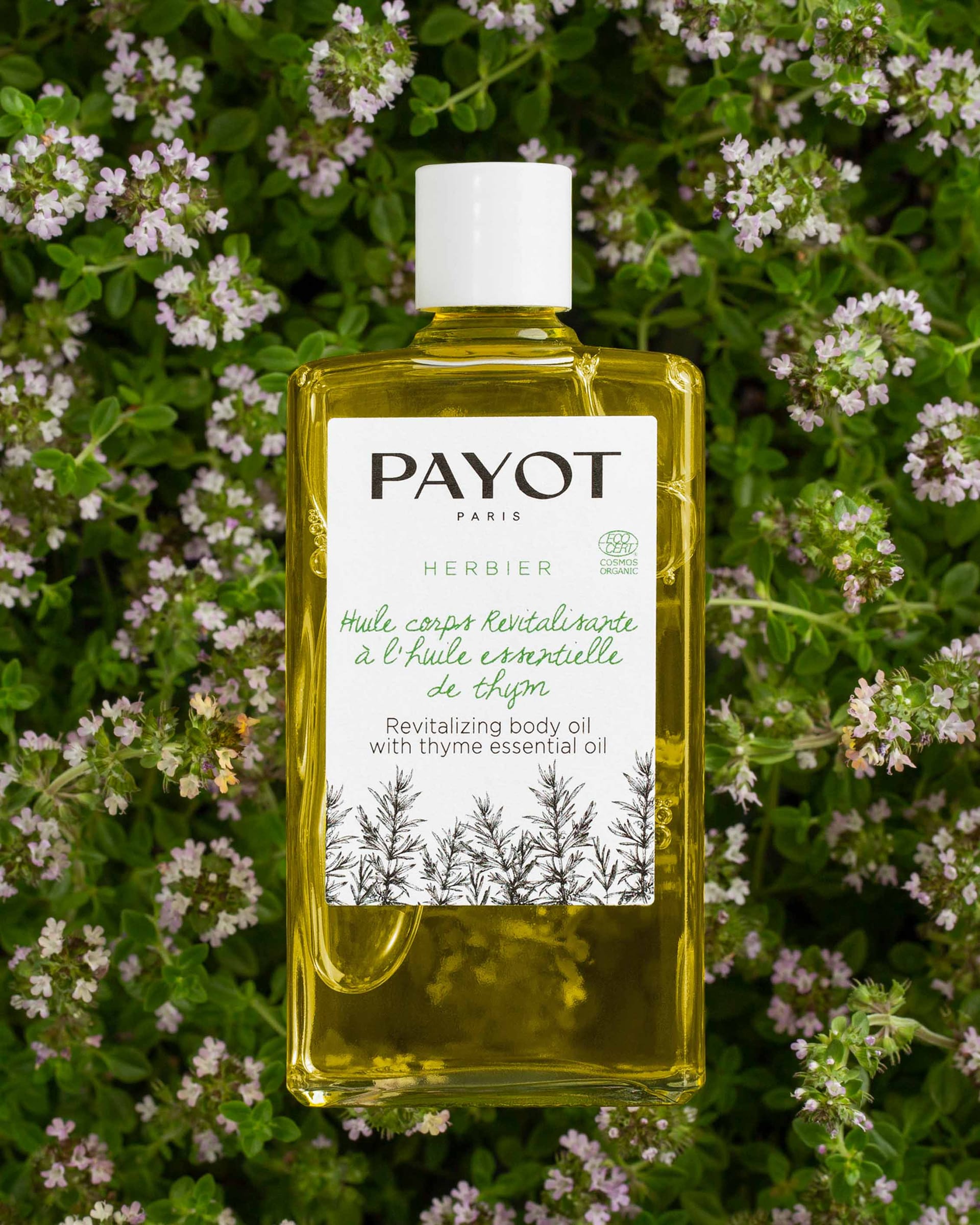 Восстанавливающее масло для тела с тимьяновым маслом HERBIER Revitalizing body oil with thyme essential oil, 95 мл - фото 2