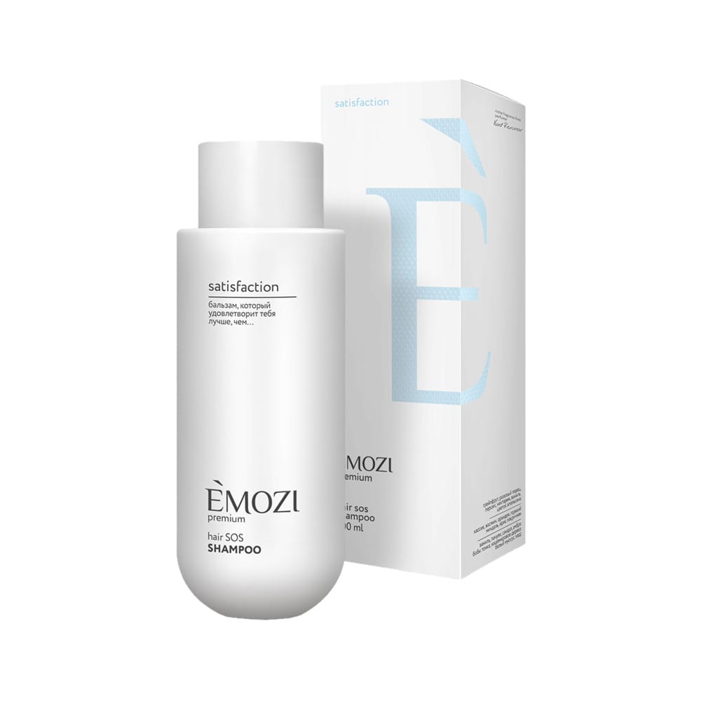 Шампунь для поврежденных и сухих волос Emozi Premium "Satisfaction" Hair Sos Shampoo, 400 мл - фото 2