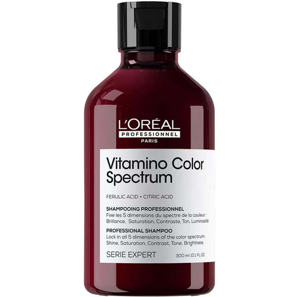 Шампунь безсульфатный для всех типов окрашенных волос L`Oreal Professionnel Serie Expert Vitamino Color Spectrum, 300 мл