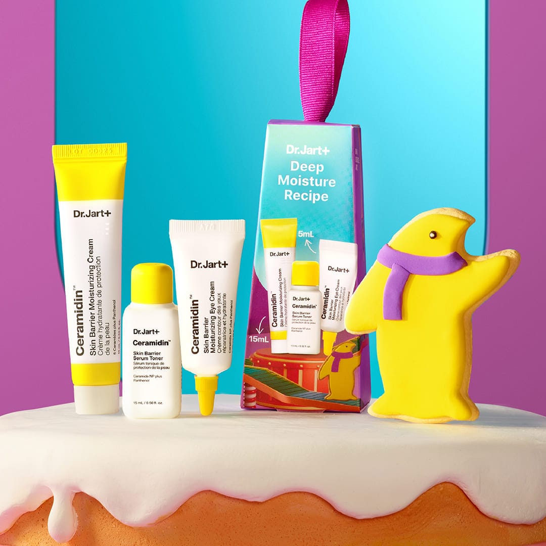 Набор косметический (Увлажняющая сыворотка для лица Ceramidin Skin Barrier Serum Toner 15 мл+Увлажняющий крем для лица Ceramidin Skin Barrier Moisturizing Cream 15 мл+Увлажняющий крем для глаз +Ceramidin Skin Barrier Moisturizing Eye Cream 5 мл) - фото 3