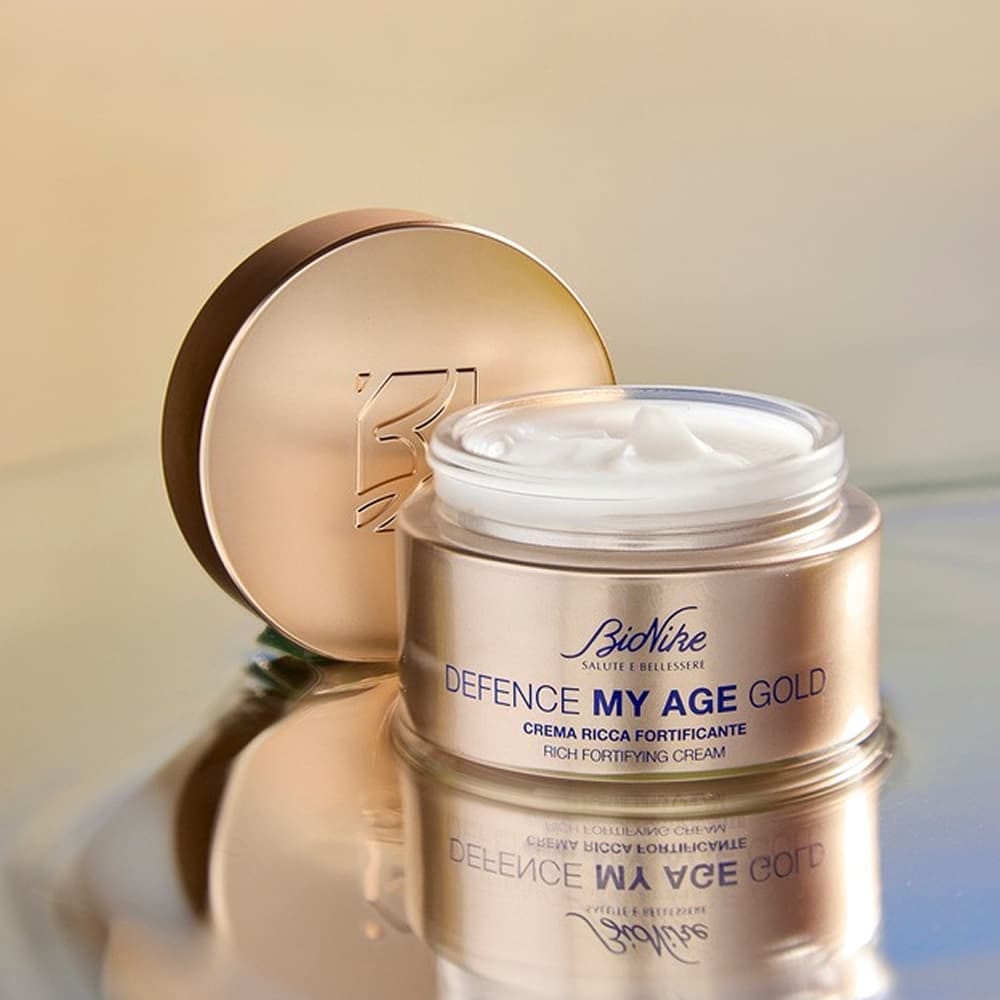 BioNike Насыщенный укрепляющий крем для лица DEFENCE MY AGE GOLD rich fortifying cream, 50 мл - фото 2