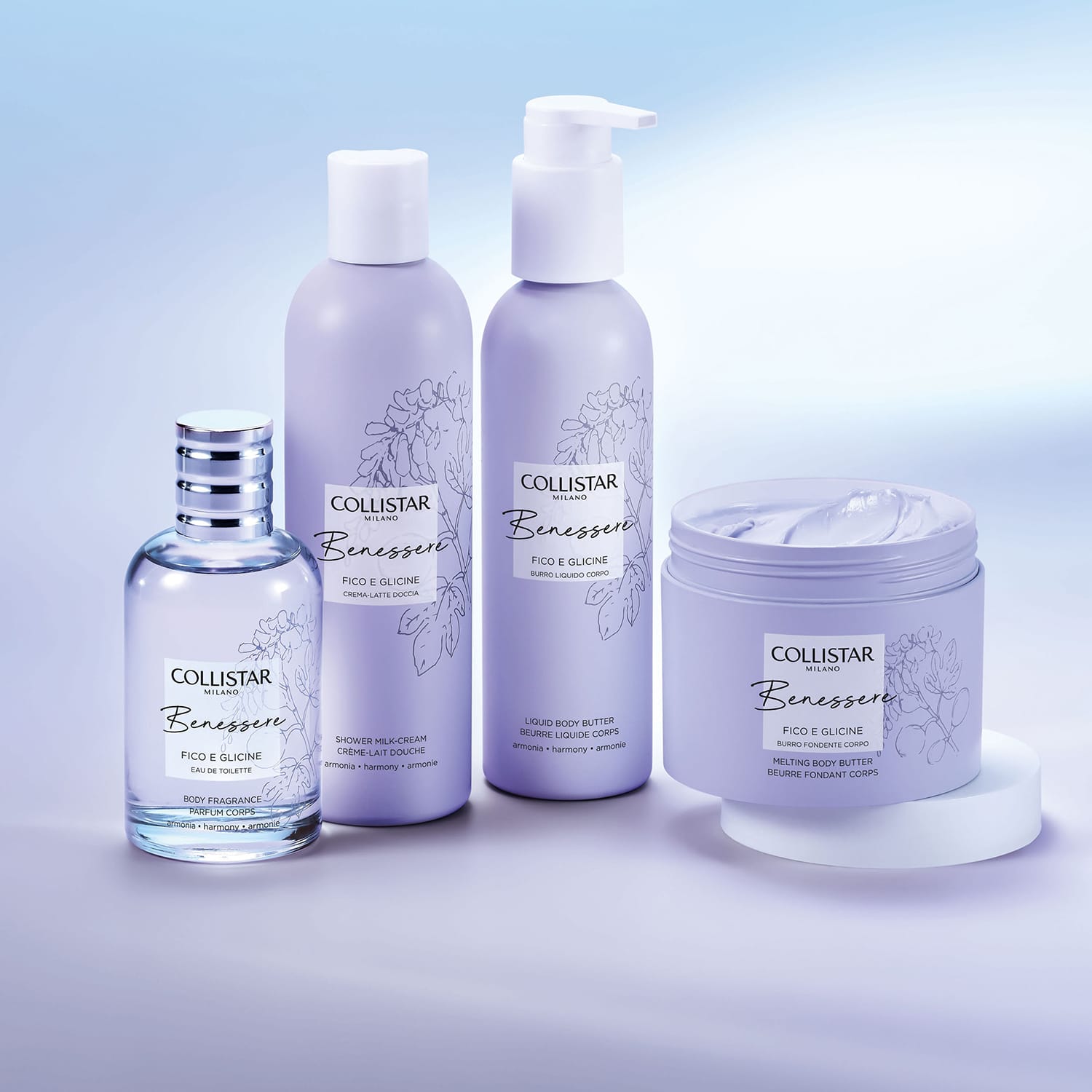 Жидкое масло для тела Benessere Fico E Glicine/Liquid Body Butter, 200 мл - фото 2