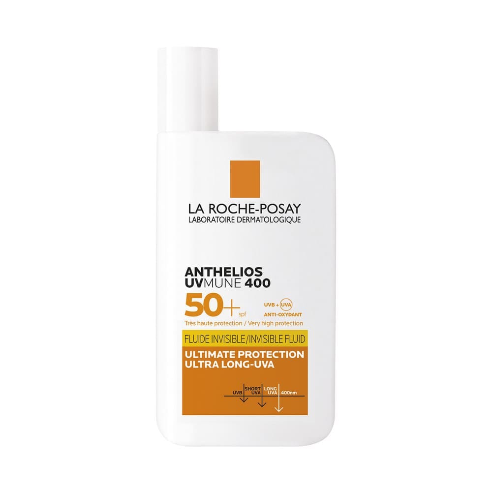 La Roche-Posay ANTHELIOS UVMUNE 400 Флюид для лица невидимый солнцезащитный SPF 50+, 50мл