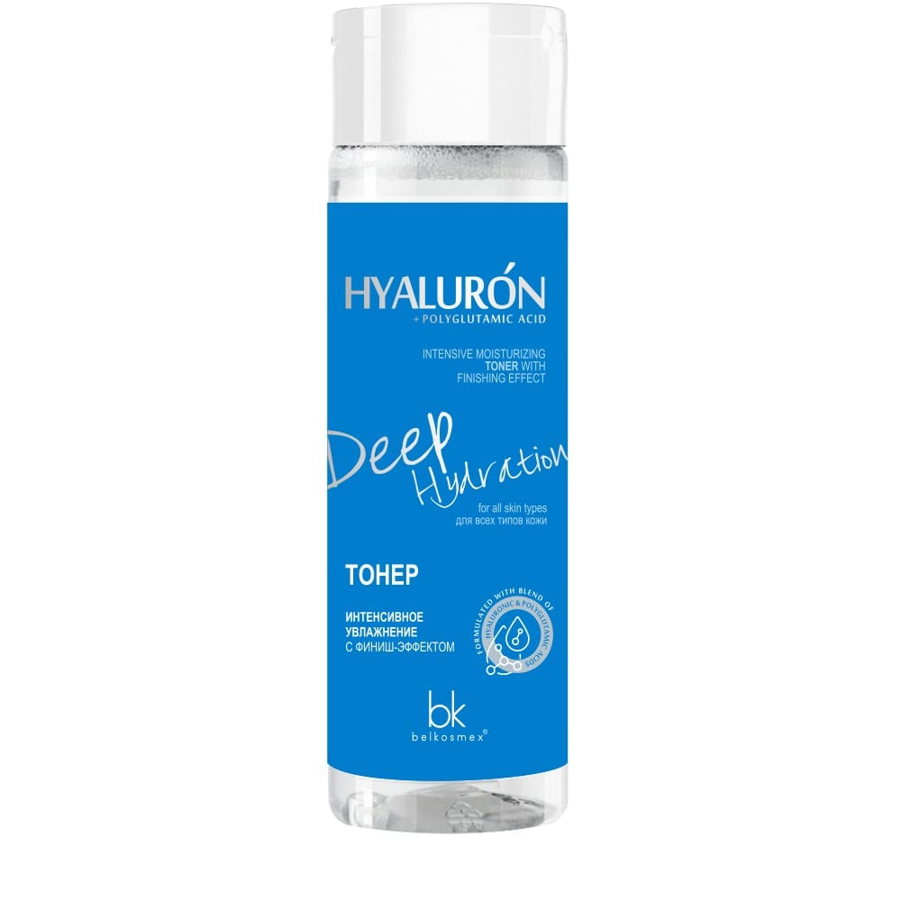 Тонер Интенсивное увлажнение с финиш-эффектом Hyaluron Deep Hydration, 200 г