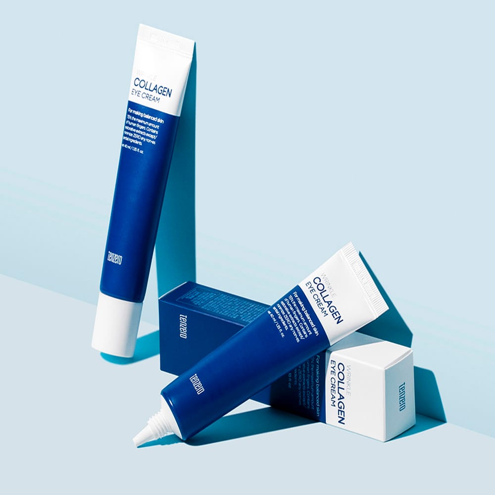 Разглаживающий, увлажняющий крем для кожи вокруг глаз против морщин Tenzero Wrinkle Collagen Eye Cream 2X, 40 мл - фото 4