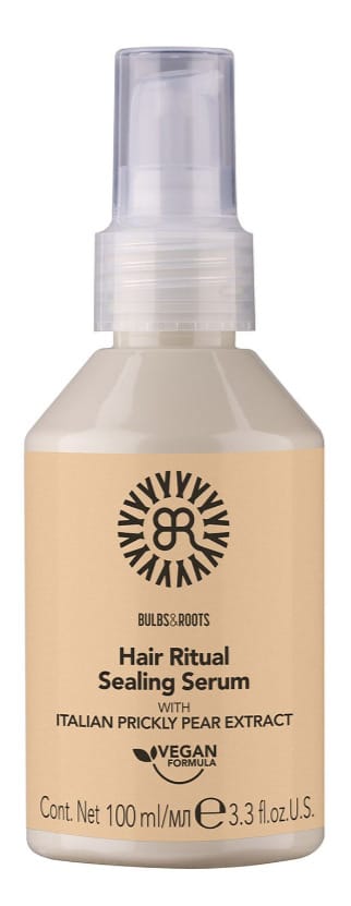 Сыворотка для выпрямления волос для ежедневного использования Bulbs&Roots, веган, 100 мл
